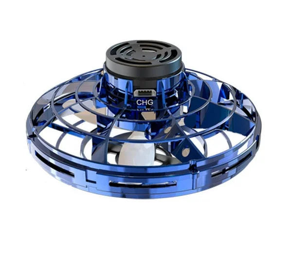 Elevate Playtime with the Upgraded Flying Helicopter Spinner - The Ultimate LED Mini Drone Toy for Adventurous Kids Aged 6-12!